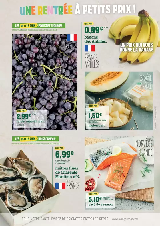 Une rentrée à petits prix