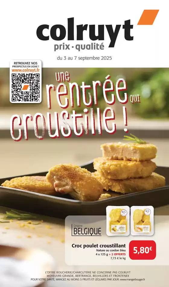 Catalogue Colruyt | Une rentrée qui croustille ! | 2025-09-03T00:00:00.000Z - 2025-09-07T00:00:00.000Z