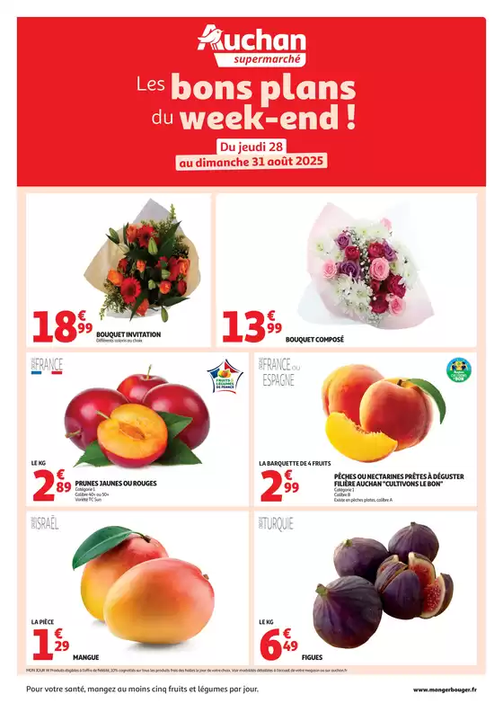 Les bons plans du week-end dans votre super ! 