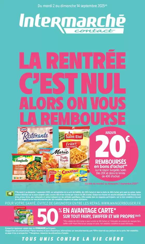 Catalogue Intermarché Contact à Plouzévédé | GEN SEPTEMBRE 2 | 2025-09-02T00:00:00.000Z - 2025-09-14T00:00:00.000Z