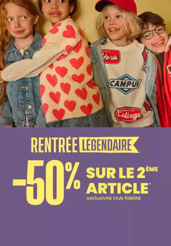 Catalogue Tape à l'oeil à Briançon | OFFRE RENTREE -50%* sur le 2ème article  | 2025-08-26T00:00:00.000Z - 2025-09-03T00:00:00.000Z