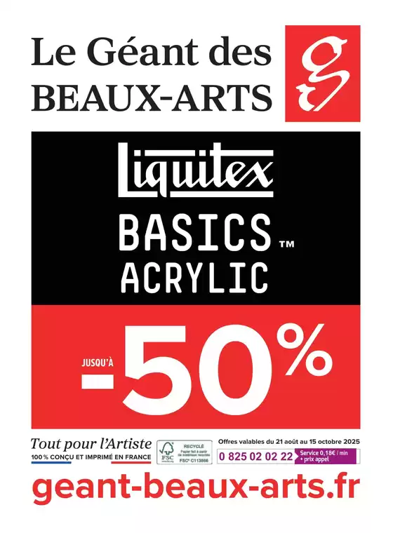 BASICS ACRYLIC JUSQU'A -50%