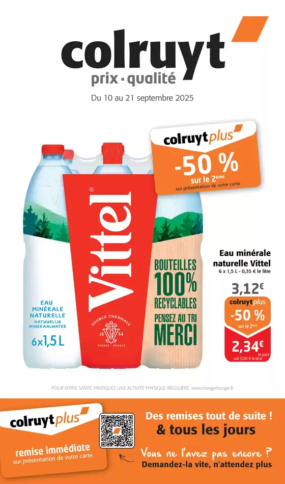 Catalogue Colruyt à Arcachon | Prix-qualité | 2025-09-10T00:00:00.000Z - 2025-09-21T00:00:00.000Z