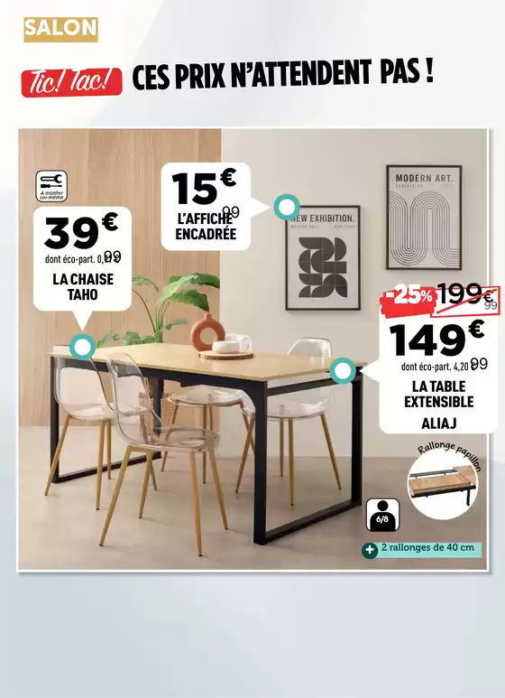 CES PRIX N’ATTENDENT PAS !