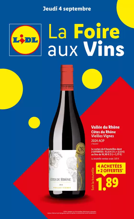 Catalogue Lidl | Jeudi 04/09 | 2025-09-06T00:00:00.000Z - 2025-09-10T00:00:00.000Z