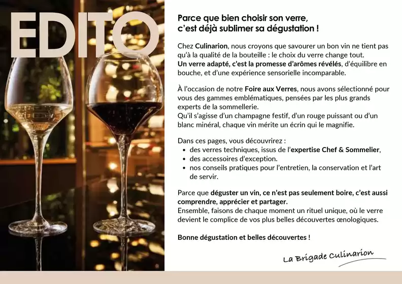 Et si Culinarion enchantait vos papilles ?