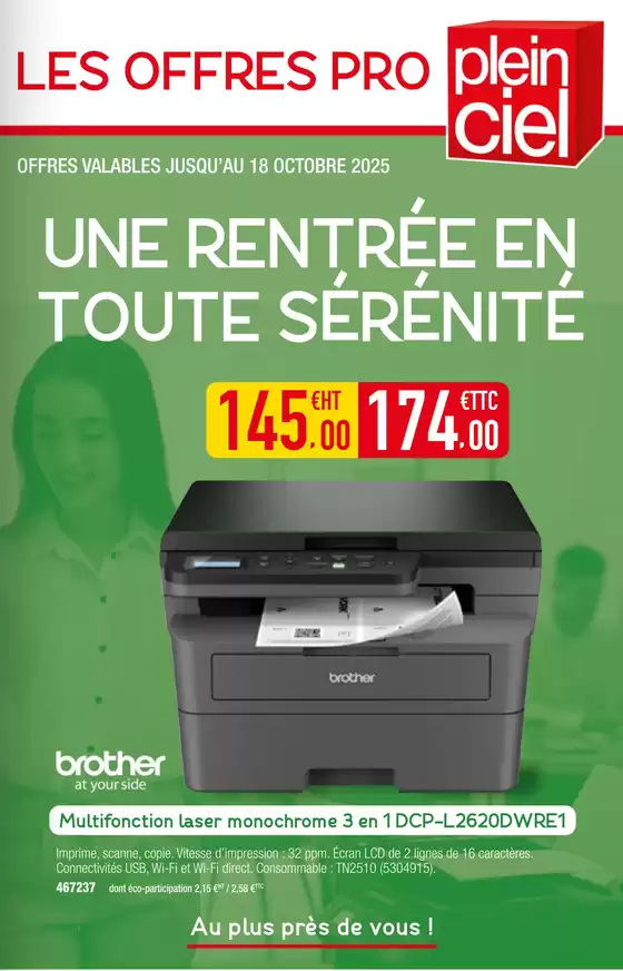 Catalogue Plein ciel | Les Offres Pro | 2025-09-01T00:00:00.000Z - 2025-10-18T00:00:00.000Z