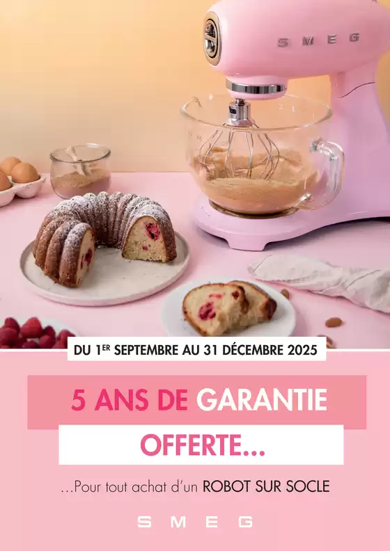 5 ans de garantie offerte