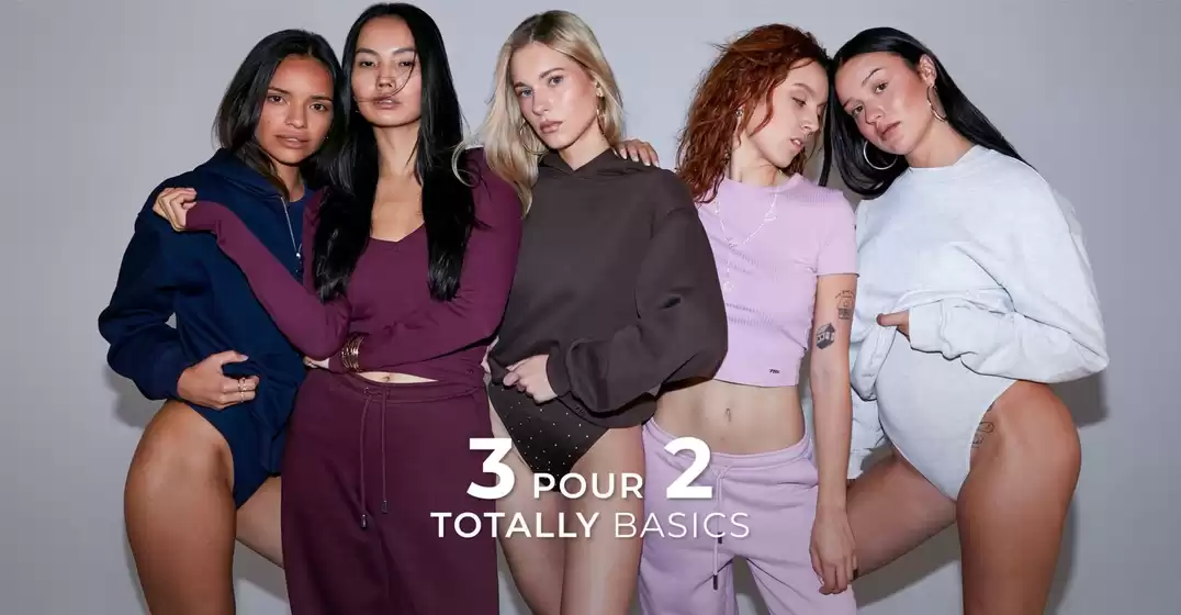 3 pour 2 totally basics