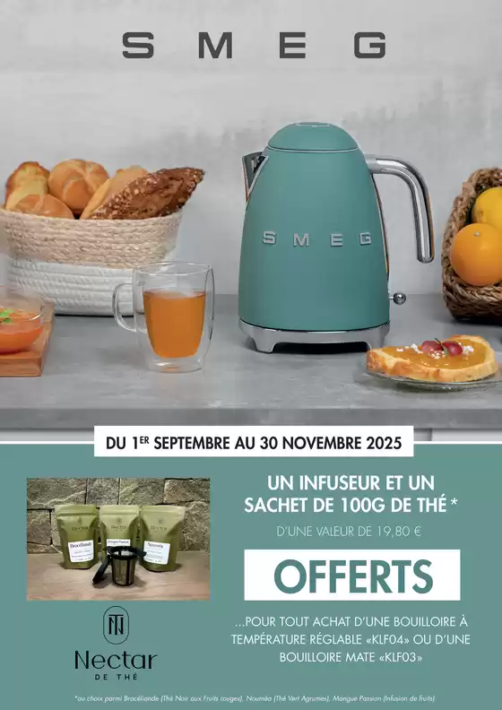 Catalogue Pulsat à Samoëns | Infuseur + sachet 100g de thé offerts | 2025-09-01T00:00:00.000Z - 2025-11-30T00:00:00.000Z