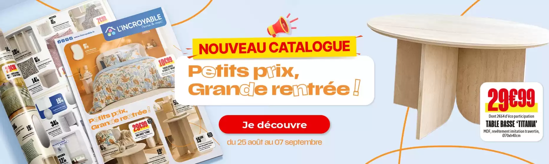 Catalogue L'incroyable