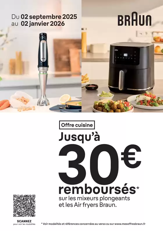 BRAUN MIXEUR PLONGEANT ET AIR FRYER