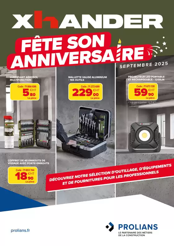 Catalogue Prolians | FÊTE SON ANNIVERSARE | 2025-09-01T00:00:00.000Z - 2025-09-30T00:00:00.000Z