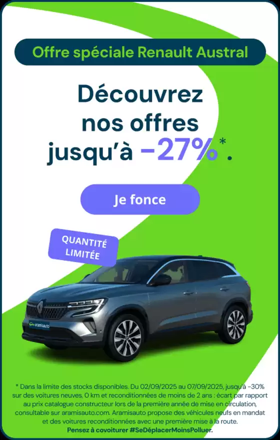 Offre spéciale Renault Austral
