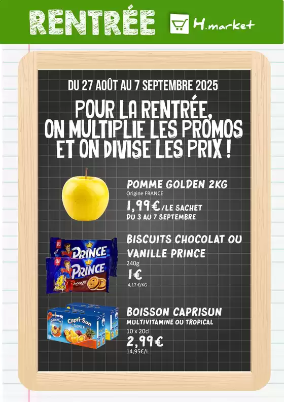 POUR LA RENTRÉE, ON MULTIPLIE LES PROMOS ET ON DIVISE LES PRIX!