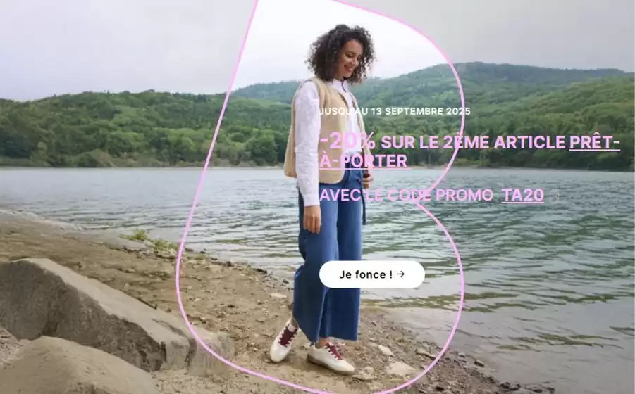 -20% sur sur le 2ème article Prêt-à-porter