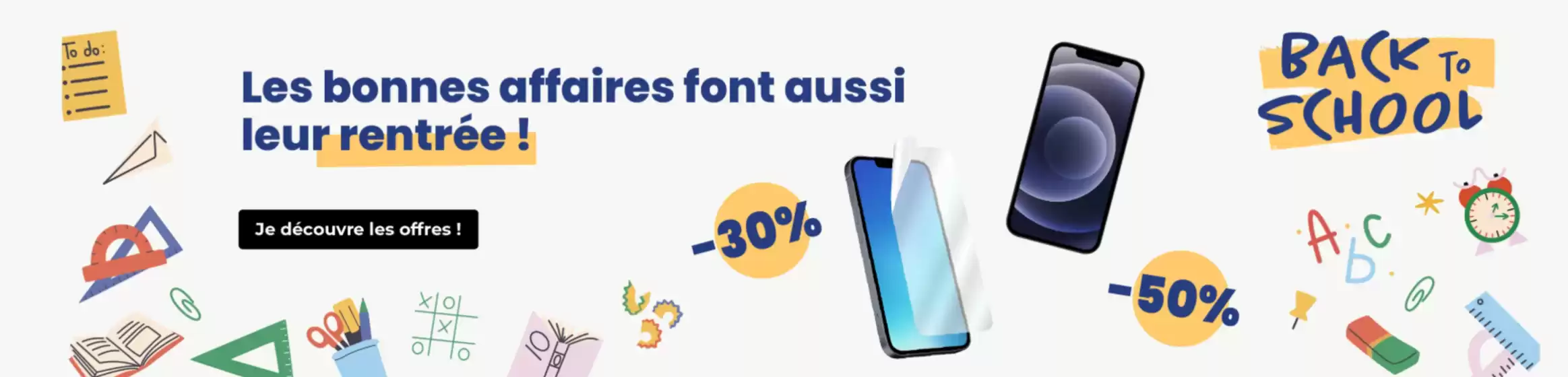 Les bonnes affaires font aussi leur rentrée!