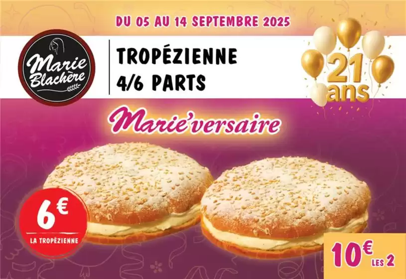 Menu Marie’Versaire