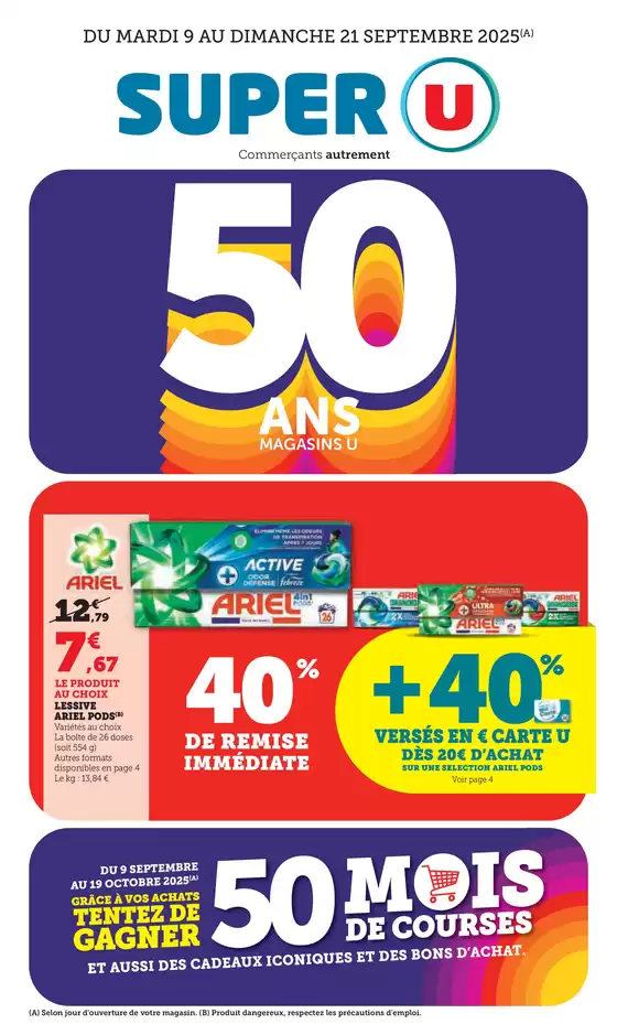 Catalogue Super U à Arcachon | Foire Petits Prix | 2025-09-09T00:00:00.000Z - 2025-09-21T00:00:00.000Z