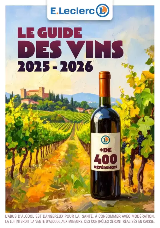 Catalogue E.Leclerc à | GUIDE DES VINS 2025/2026 | 2025-09-04T00:00:00.000Z - 2026-06-30T00:00:00.000Z
