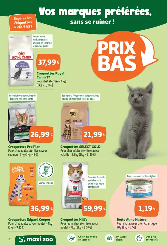Des centaines de produits toujours à Prix Bas !