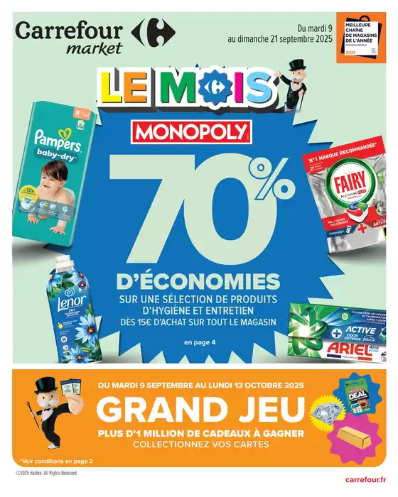 LE MOIS MONOPOLY, 70% D'ÉCONOMIES