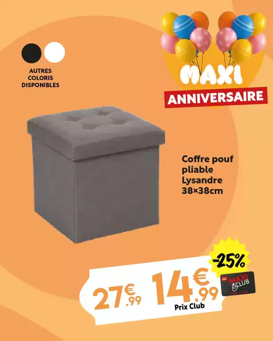 Célébrons ensemble notre Maxi anniversaire ! 