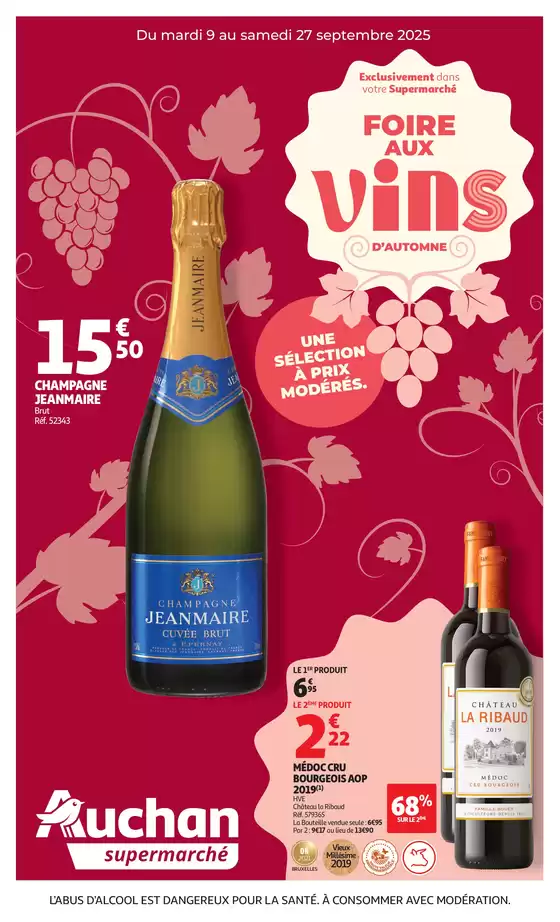 Foire aux Vins dans votre supermarché