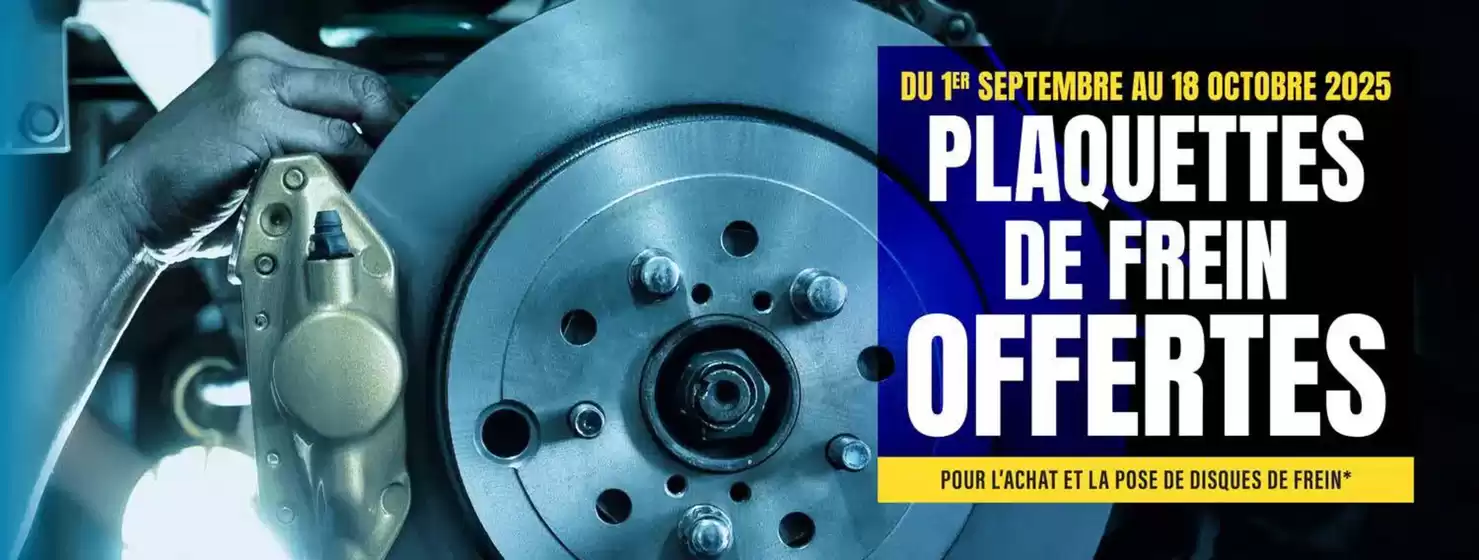 PLAQUETTES DE FREIN OFFERTES