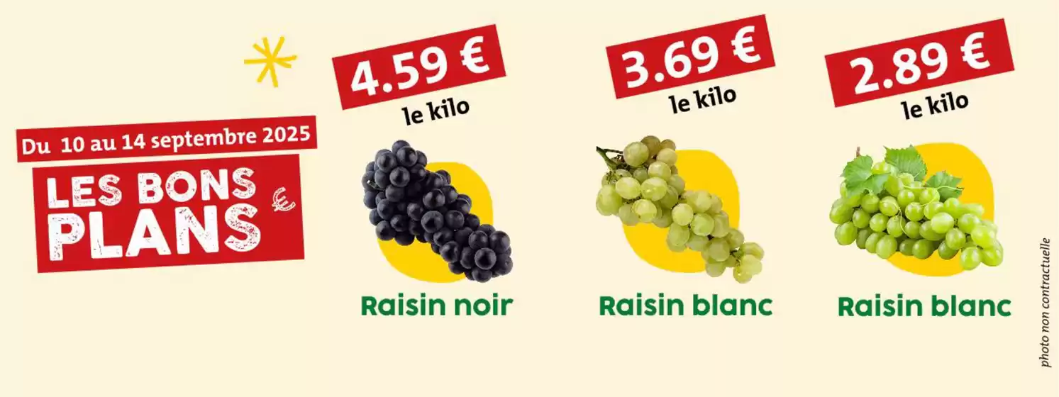 Nos Bons Plans de la semaine