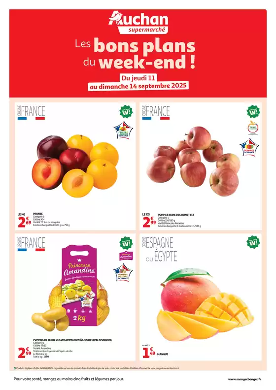 Les bons plans du week-end dans votre super !