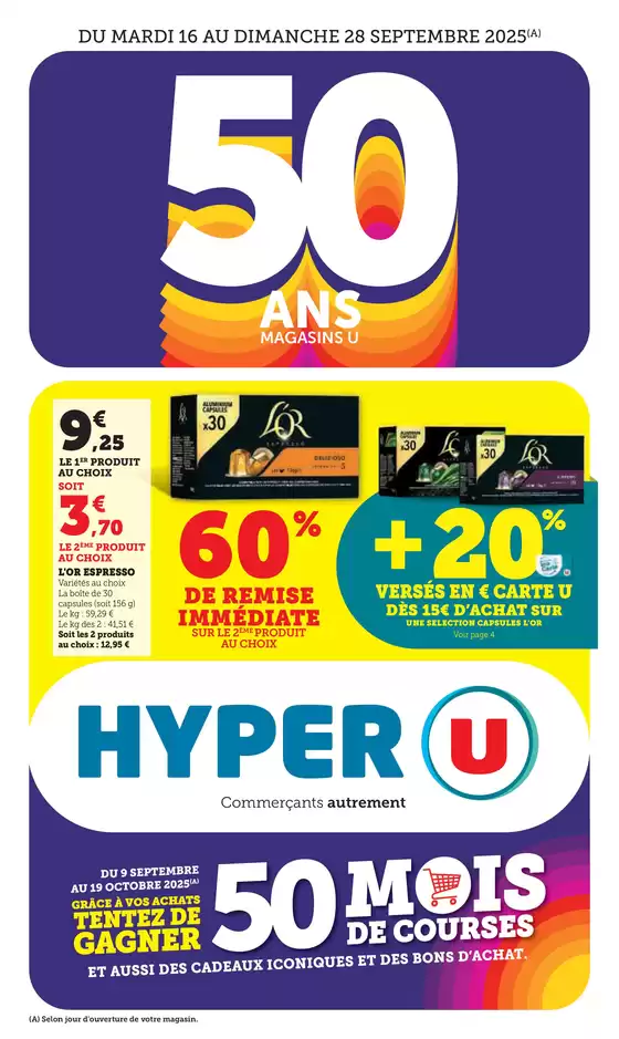 Catalogue Hyper U à Seyssins | Catalogue HYPER U | 2025-09-16T00:00:00.000Z - 2025-09-28T00:00:00.000Z