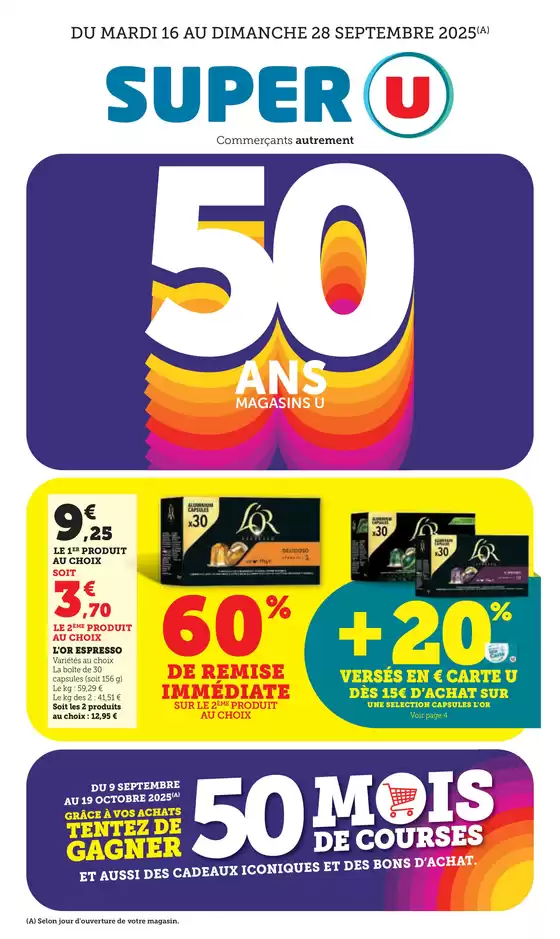 Catalogue Super U | Catalogue SUPER U | 2025-09-16T00:00:00.000Z - 2025-09-28T00:00:00.000Z