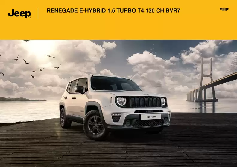 Catalogue Jeep à  | RENEGADE E-HYBRID 1.5 TURBO T4 130 CH BVR7 | 2025-09-09T00:00:00.000Z - 2026-09-09T00:00:00.000Z