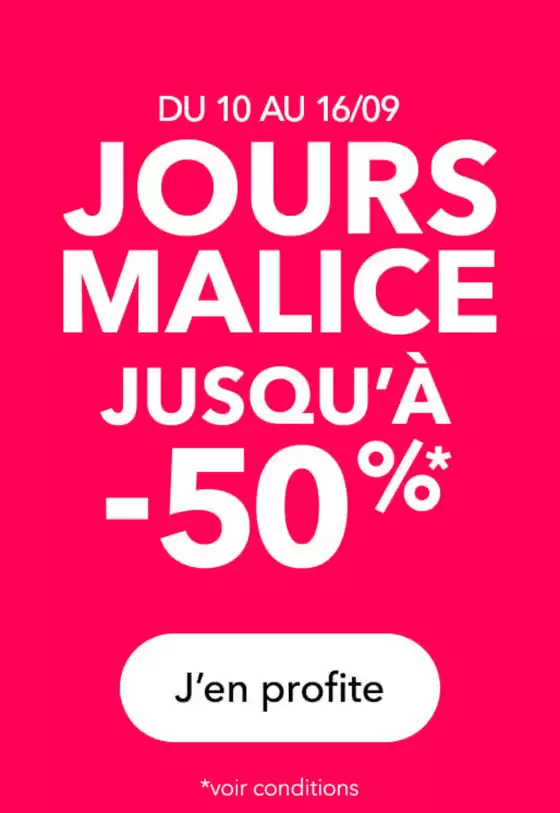 SOLDES jusqu'à -50 %