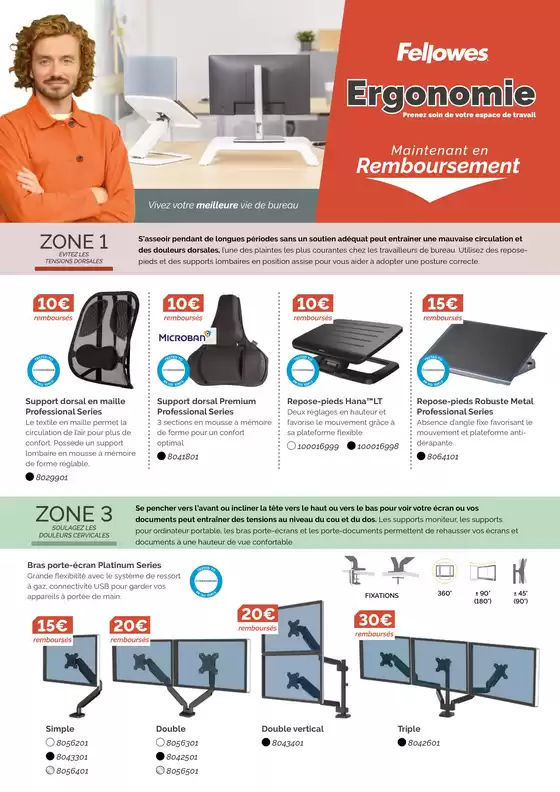 Jusqu'à 30€ remboursés avec Fellowes