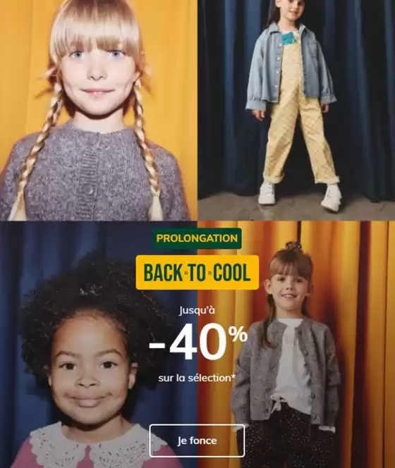 PROLONGATION jusqu'à -40% sur la sélection Back to cool