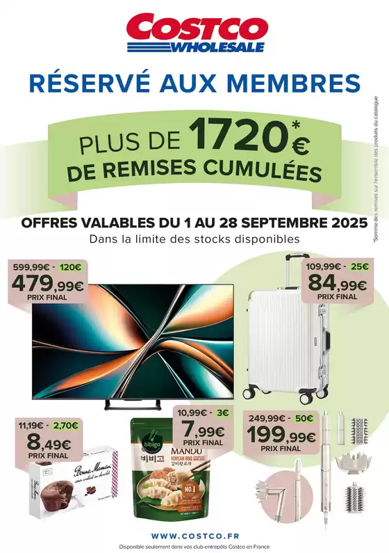 Catalogue Costco à Franconville (Val d'Oise) | Nos offres du moment | 2025-09-11T00:00:00.000Z - 2025-09-28T00:00:00.000Z