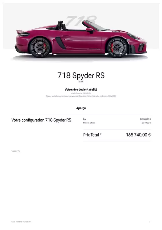 718 Spyder RS