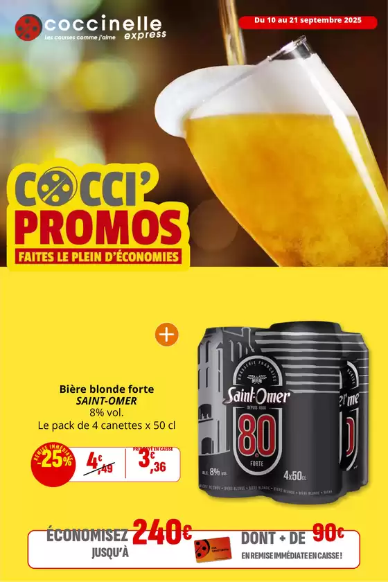 COCCI PROMOS FAITES LE PLEIN D'ÉCONOMIES