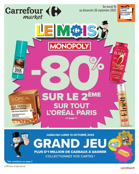 LE MOIS MONOPOLY 80% SUR LE 2ÈME