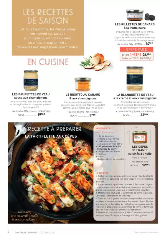Catalogue Octobre 2025