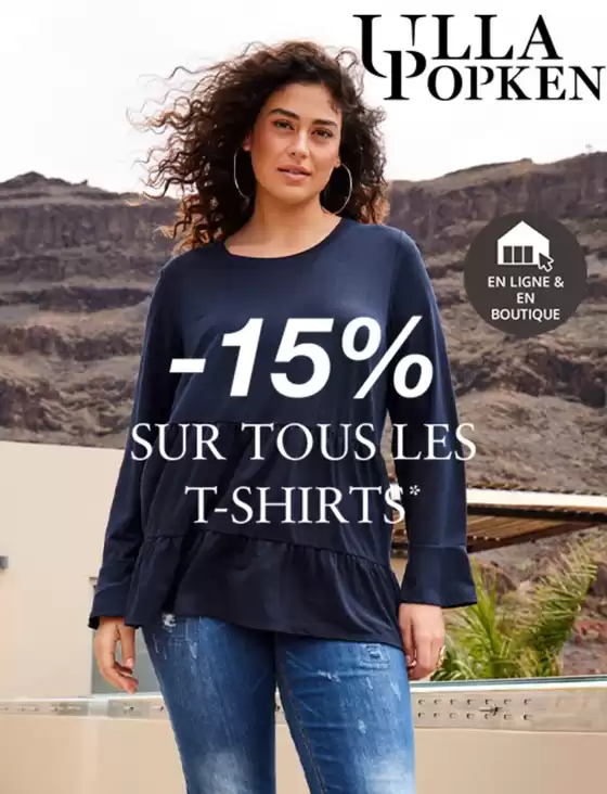 -15 % sur tous les t-shirts 