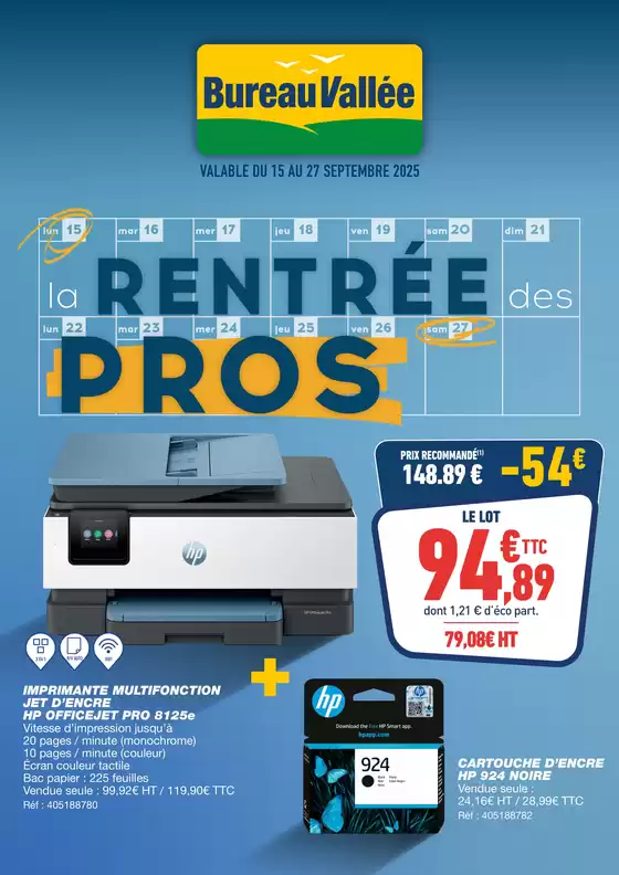 LA RENTRÉE DES PROS