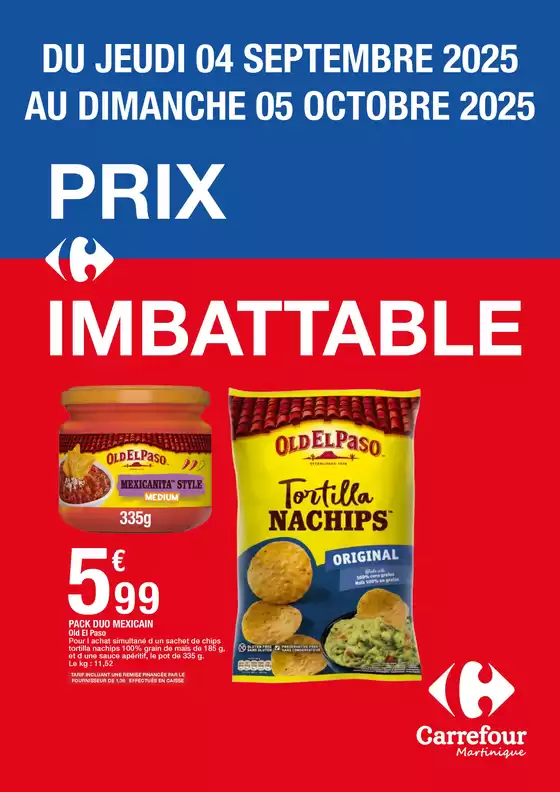 Catalogue Carrefour à Thiers | PRIX IMBATTABLE | 2025-09-15T00:00:00.000Z - 2025-10-05T00:00:00.000Z
