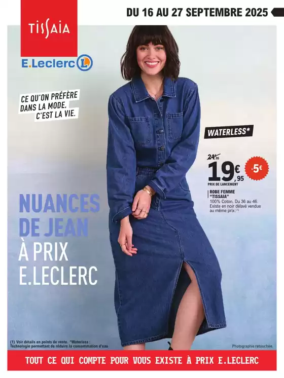 Catalogue E.Leclerc à Houilles | RDV JEANS 2 | 2025-09-16T00:00:00.000Z - 2025-09-27T00:00:00.000Z