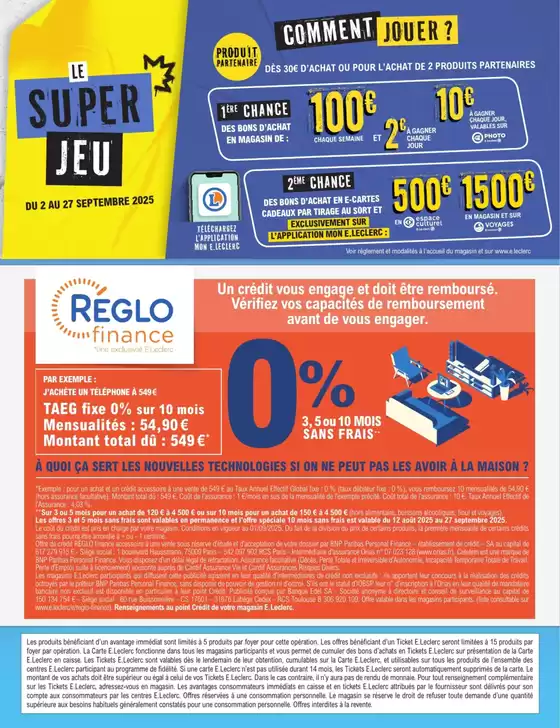 HIGH-TECH RENTREE DES ETUDIANTS