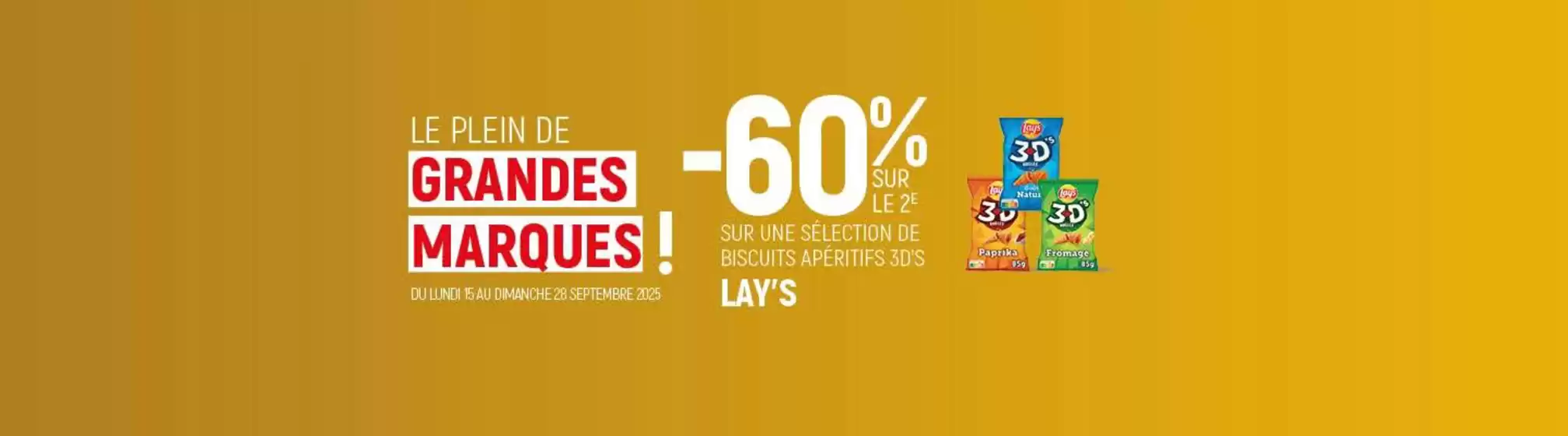 Le plein de grandes marques !