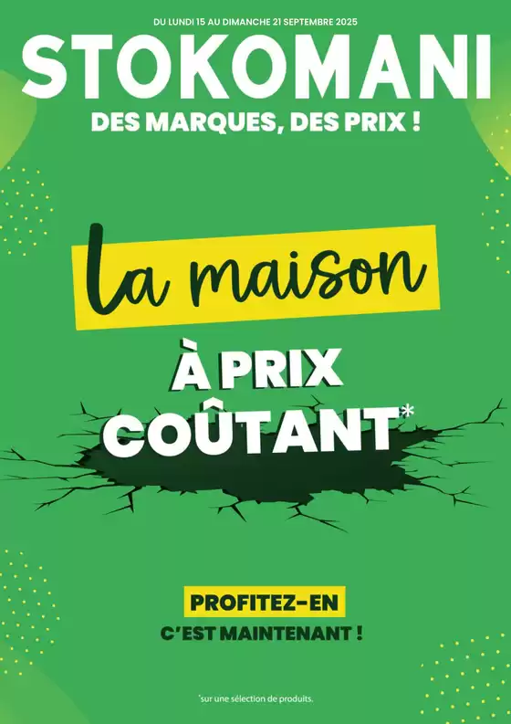 La maison à prix coûtant