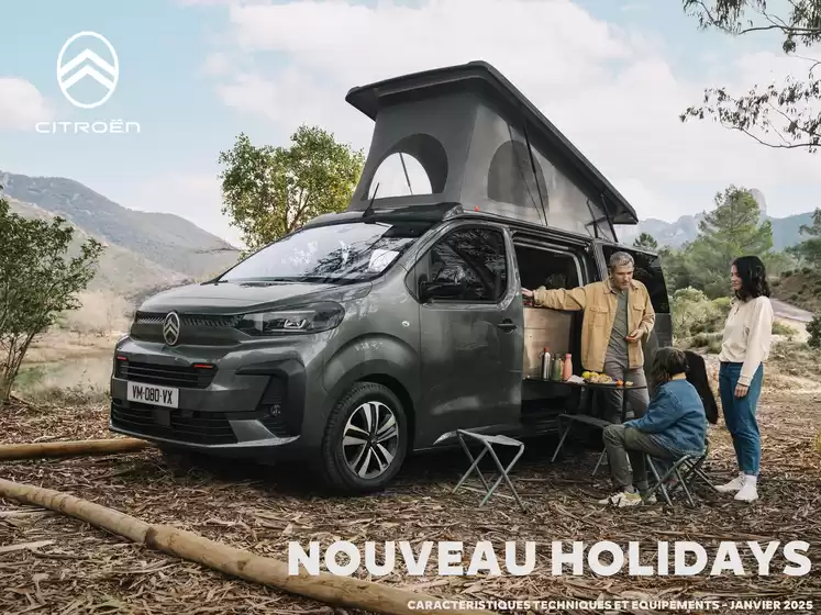 Catalogue Citroën à Liverdun | Citroën Holidays Caractéristiques | 2025-09-16T00:00:00.000Z - 2026-09-16T00:00:00.000Z